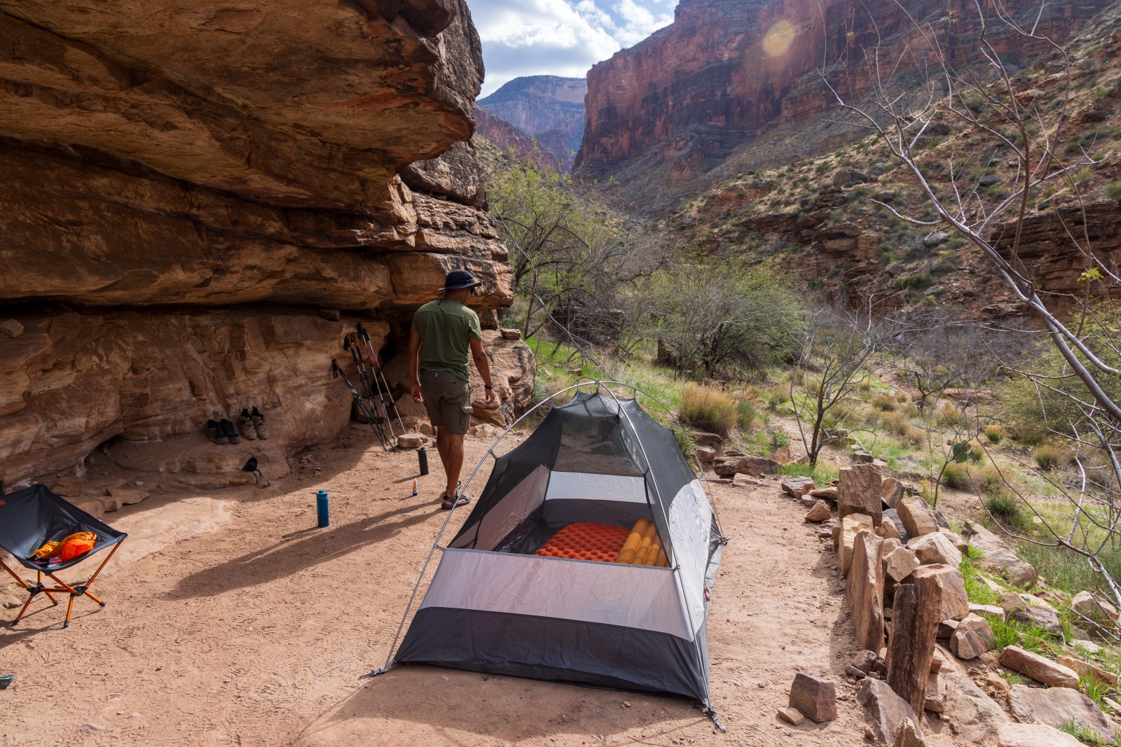 Grand Canyon backcountry backpack camping gear list
