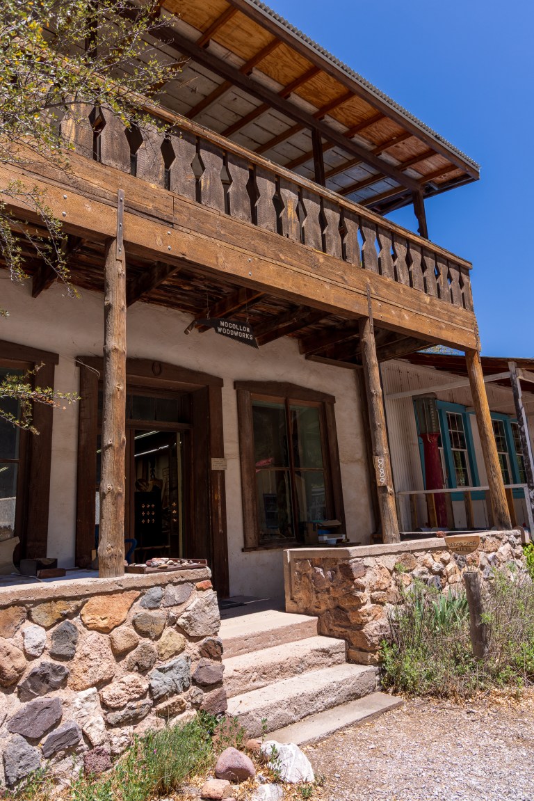 Ghost town of Mogollon, New Mexico