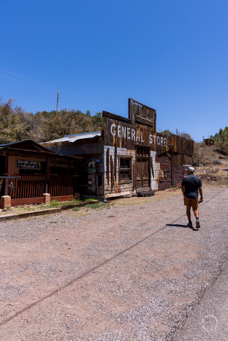 Ghost town of Mogollon, New Mexico