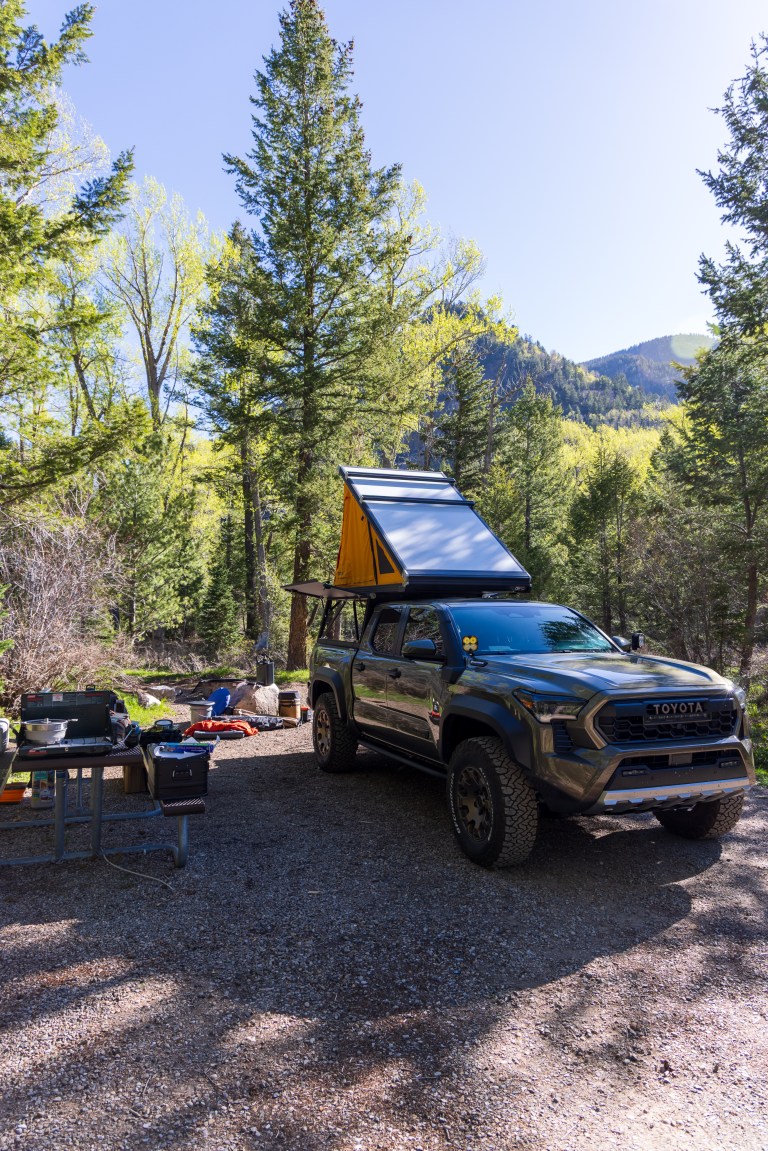 Snowslide Campground, San Juan National Forest outside of Durango, Colorado