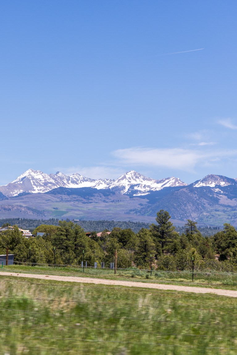 San Juan Scenic Byway from Durango to Ridgeway, Colorado