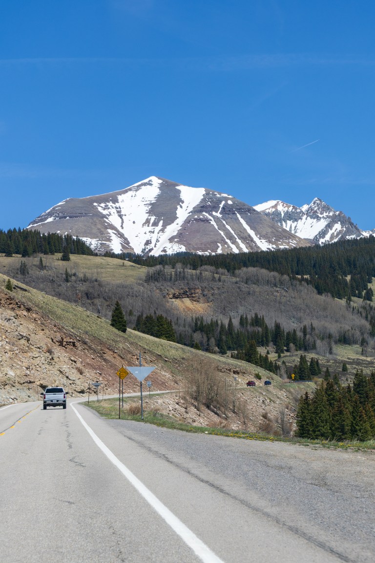 San Juan Scenic Byway from Durango to Ridgeway, Colorado