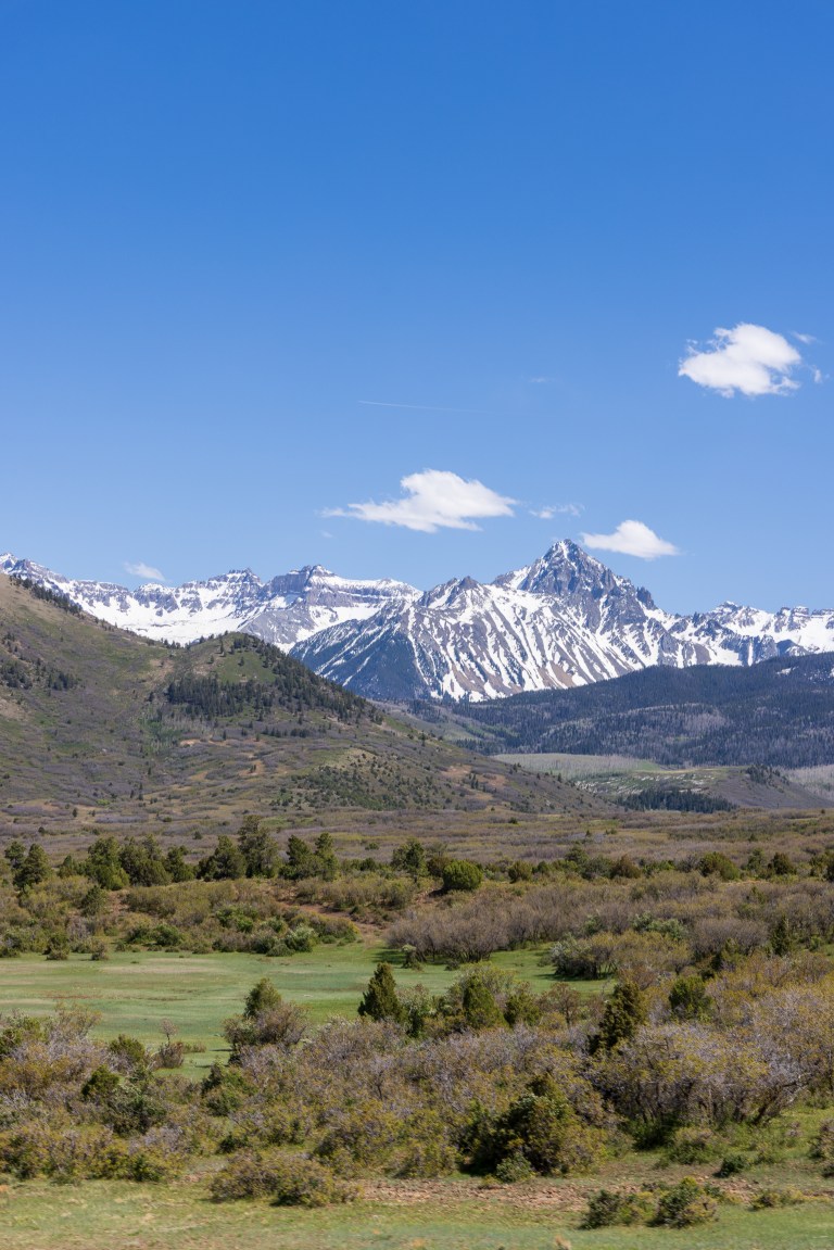 San Juan Scenic Byway from Durango to Ridgeway, Colorado