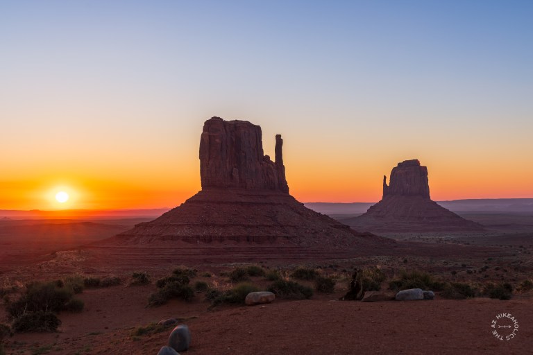 Sunrise at Monument Valley, Navajo Nation - Arizona Camper Van Rental