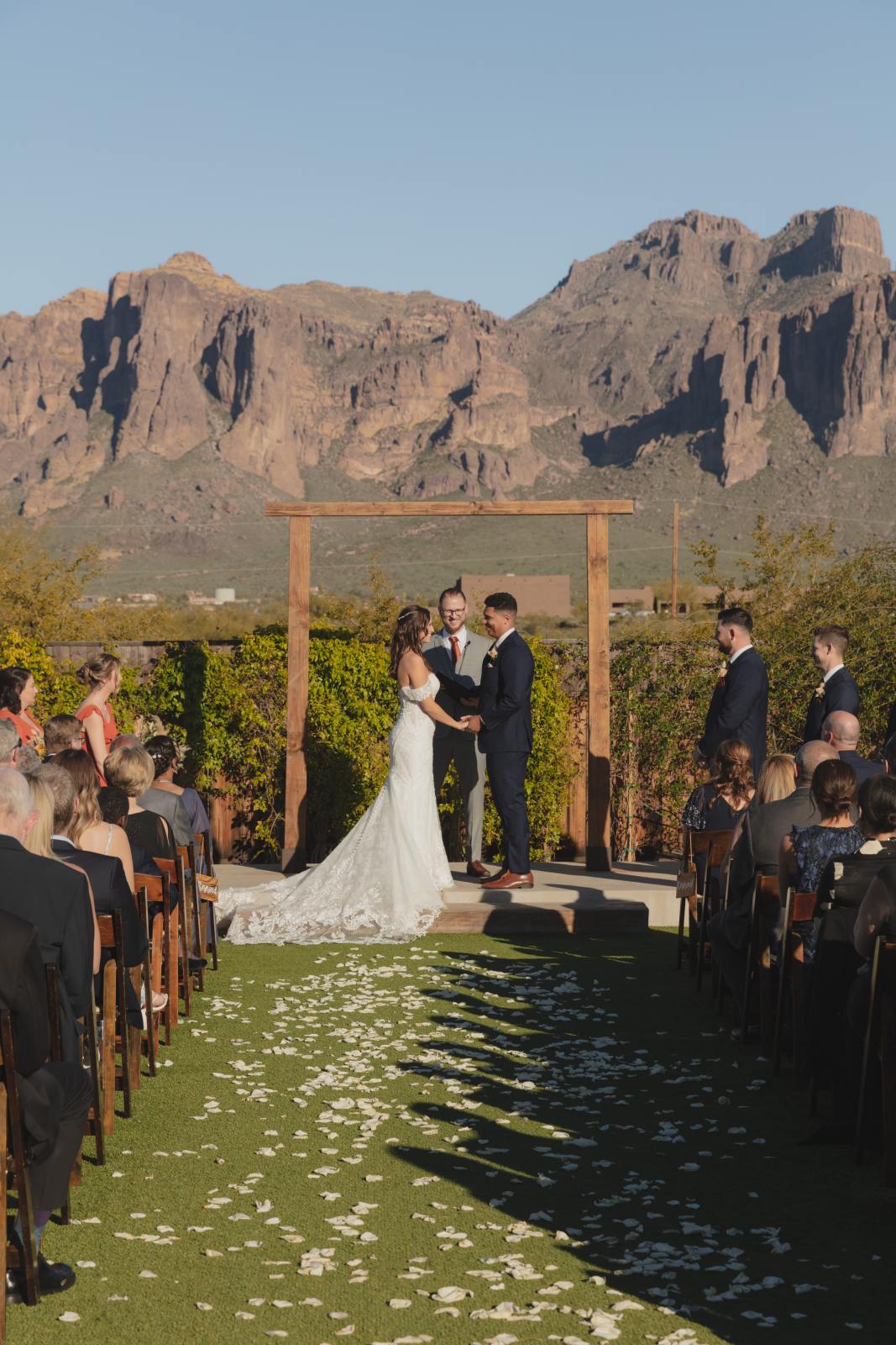 Arizona desert wedding