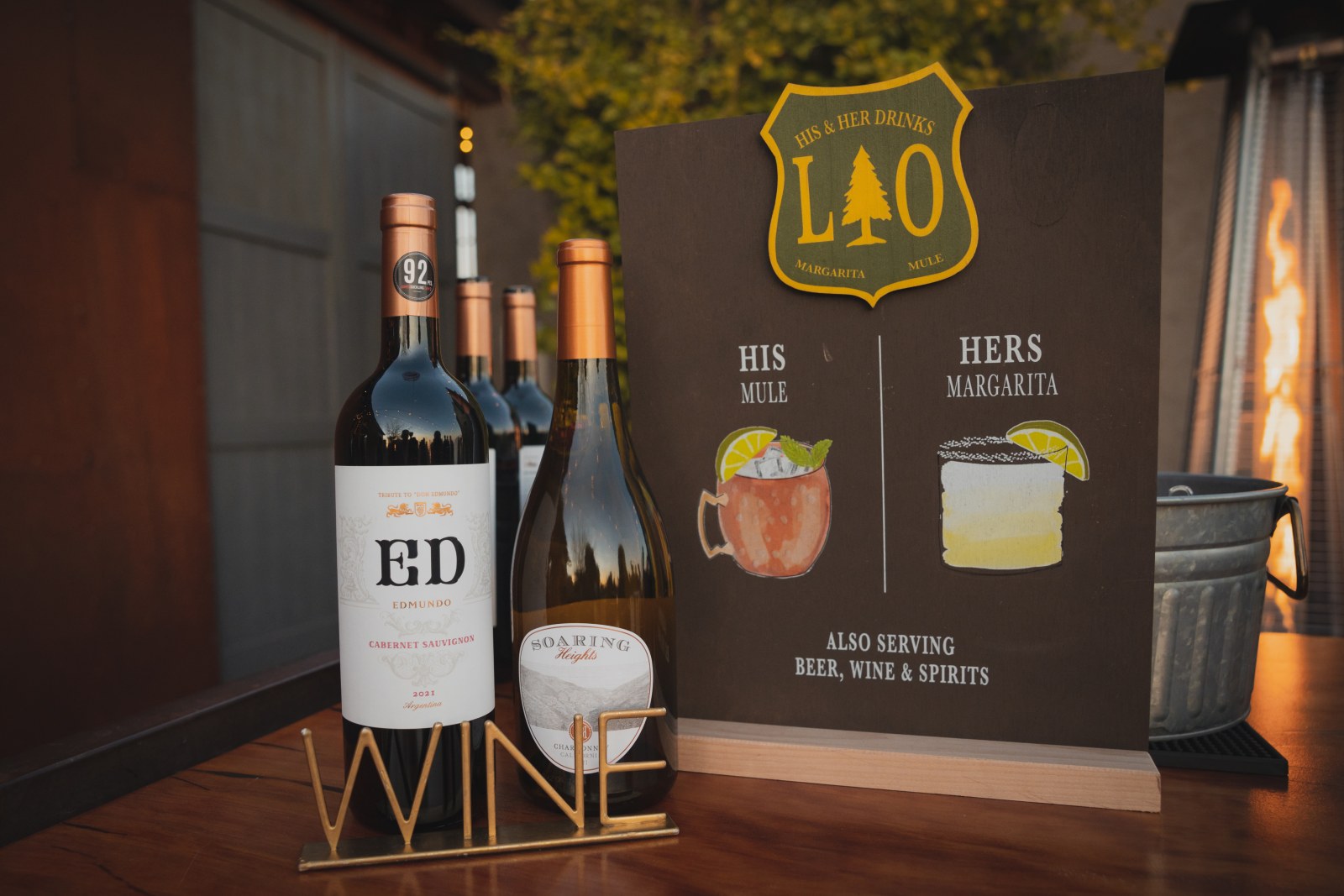 Arizona desert wedding signs